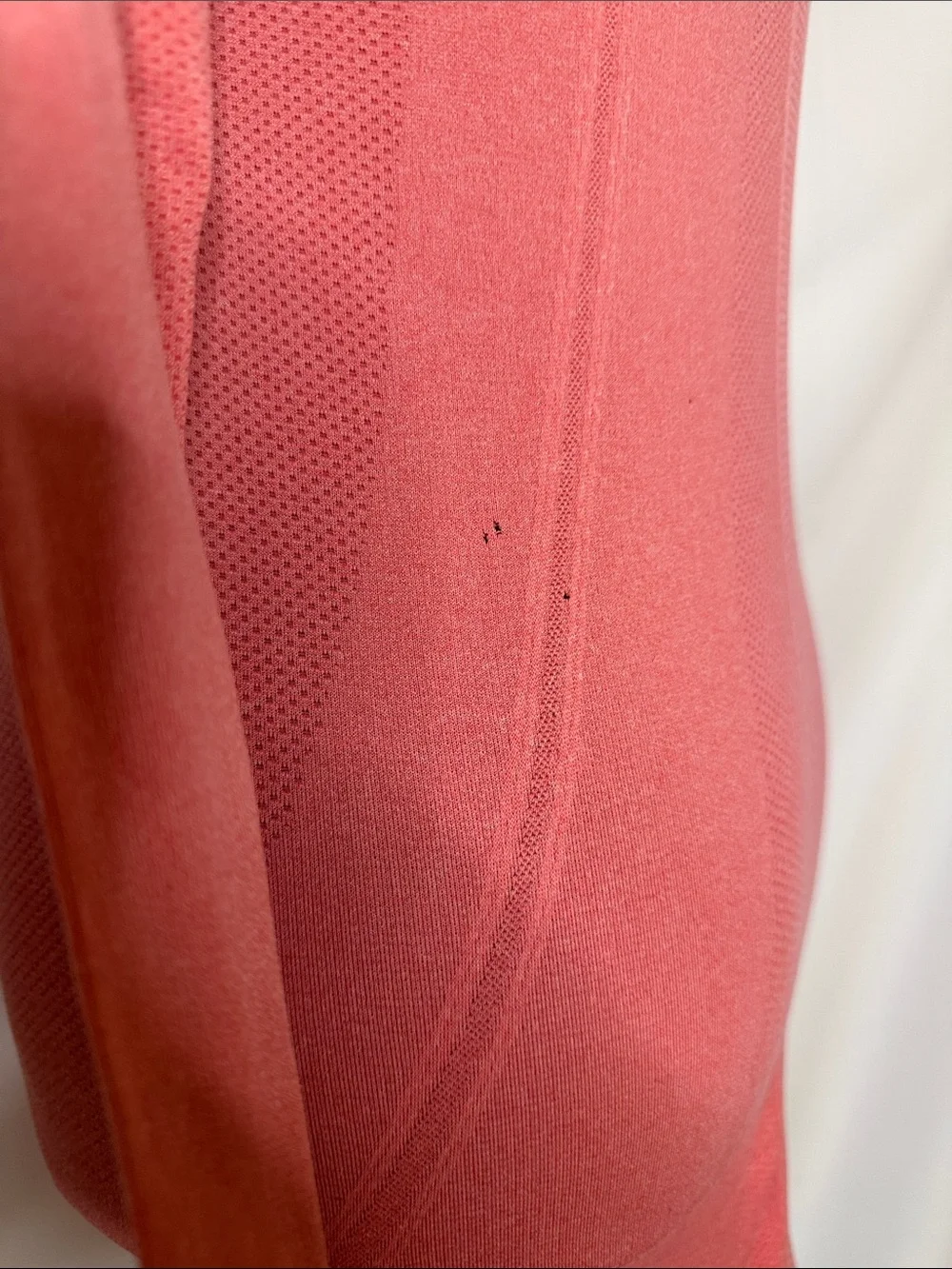 RARE CORAL/GREY LULULEMON SWIFTLY TECH LONG SLEEVE